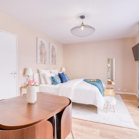 Studio Hotel - Lit King Size - Parking - Wifi - Proche Cdg Livry-Gargan Luaran gambar